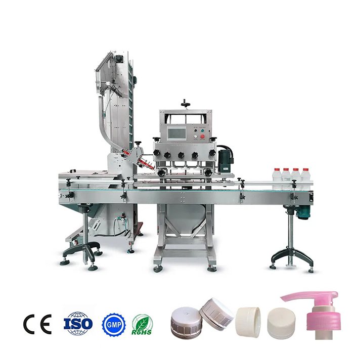 Потпуна аутоматска машина за затварање стаклених флаша за шампон
