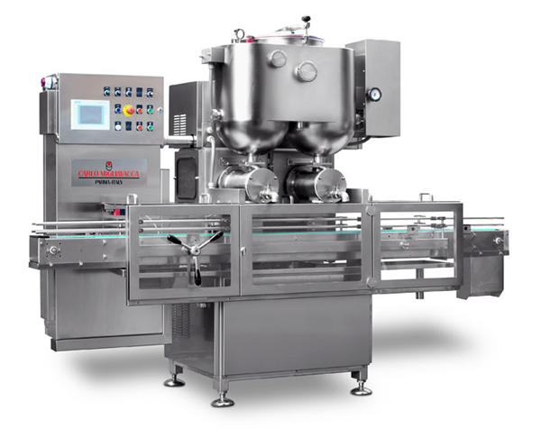 Полуаутоматска машина за пуњење воћа са двоструким главама