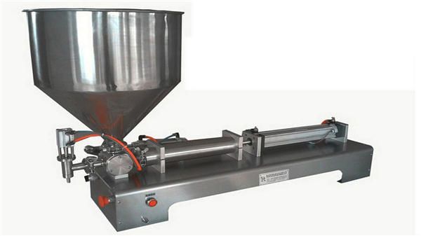 Полу-аутоматска машина за пуњење вертикалне пасте 